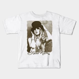 Stevie Nicks Vintage Rock Music Kids T-Shirt